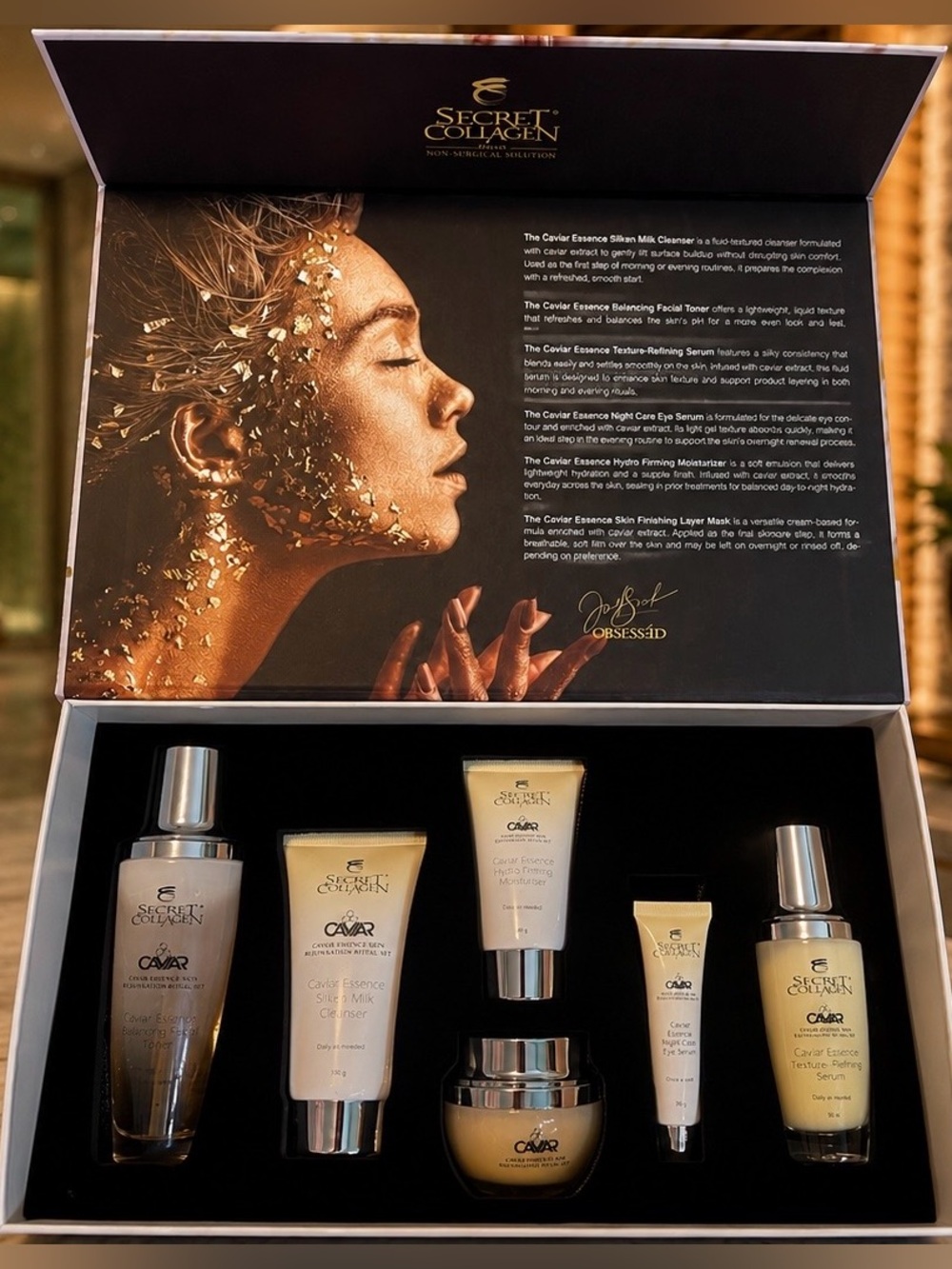 Secret Collagen Caviar Essence Skin Rejuvenation Ritual Set NIB | RV $4,200